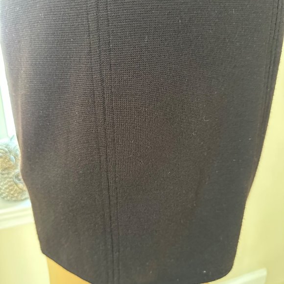 Dana Buchman|Womens|Woven Pencil Skirt|Small|Brown|100% Extra Fine Merino Wool - Picture 9 of 16